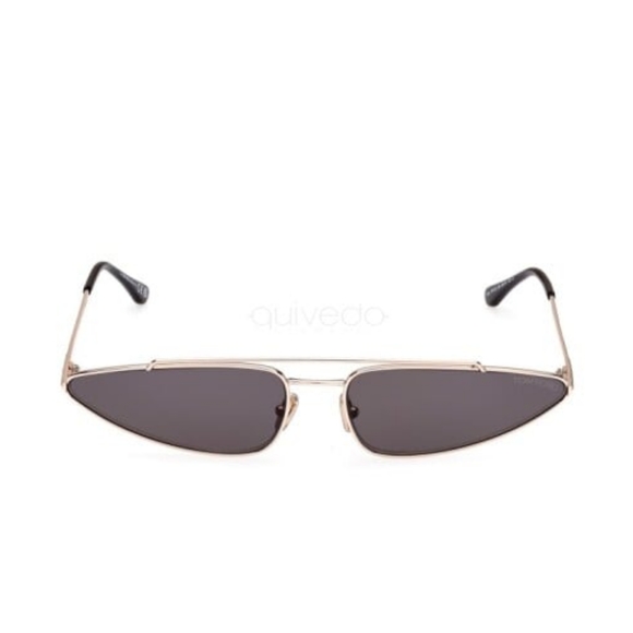 NEW TOM FORD WOMEN GOLD GRAY SUNGLASSES CAM TF979 28A SUNGLASSES FT0979/S - Picture 3 of 5